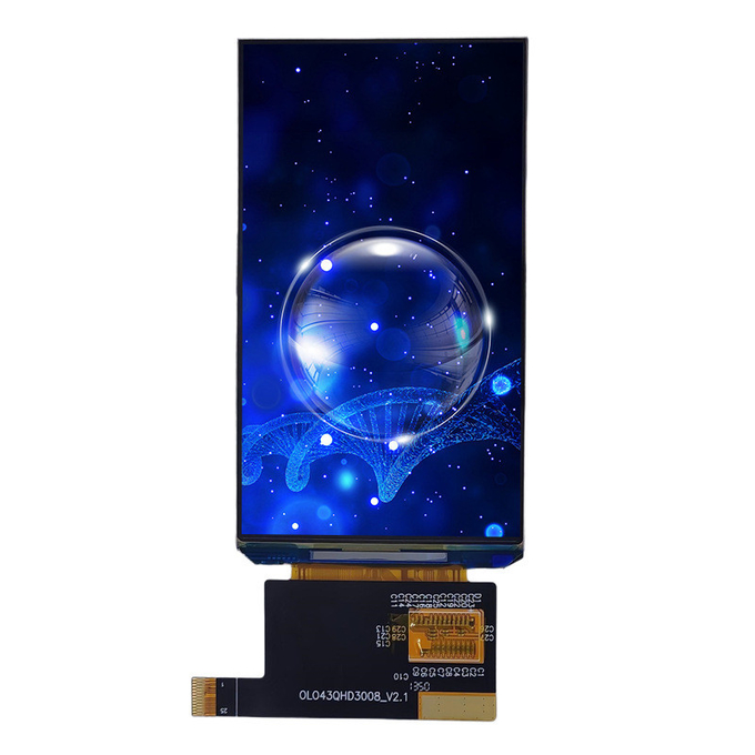 4.3 inch AMOLED Επίδειξη module front view