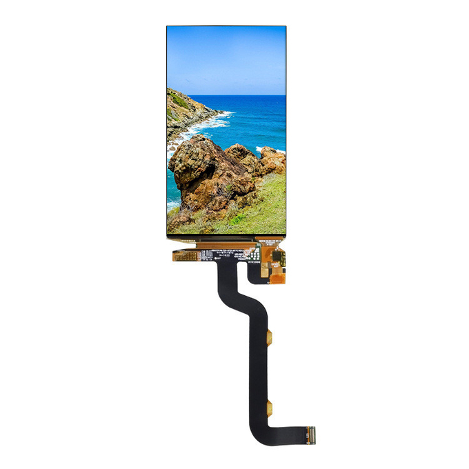 Front view of 5.5 inch AMOLED แสดง โมดูล
