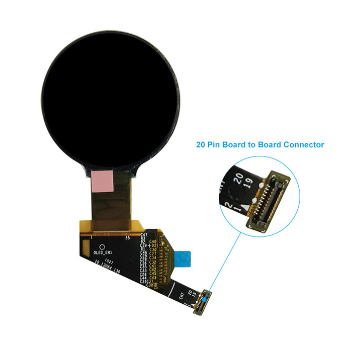 1.39 inch round AMOLED แสดง technical details