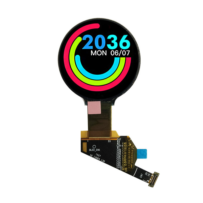 1.39 inch round AMOLED แสดง side view