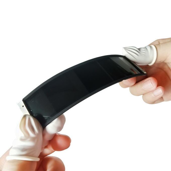 4.01 inch flexible AMOLED Επίδειξη close-up