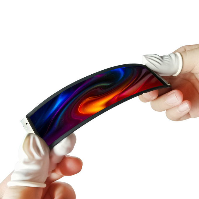 4.01 inch flexible AMOLED Επίδειξη demonstration