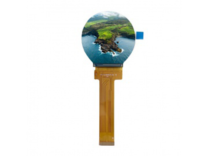 2.1 inch round TFT Επίδειξη front view