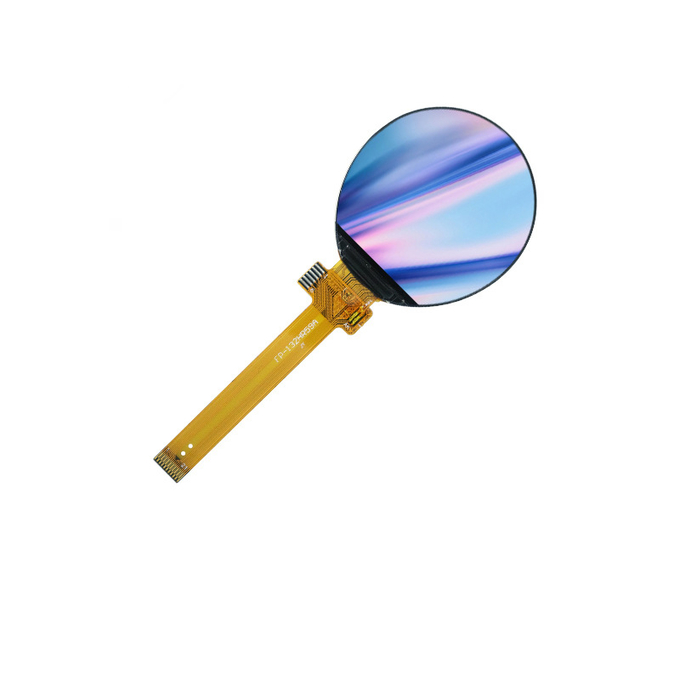 1.32 inch round TFT Επίδειξη close-up