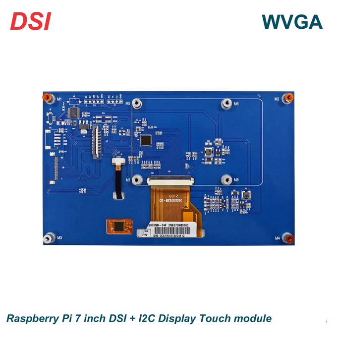 7 inch TFT Επίδειξη module with Raspberry Pi