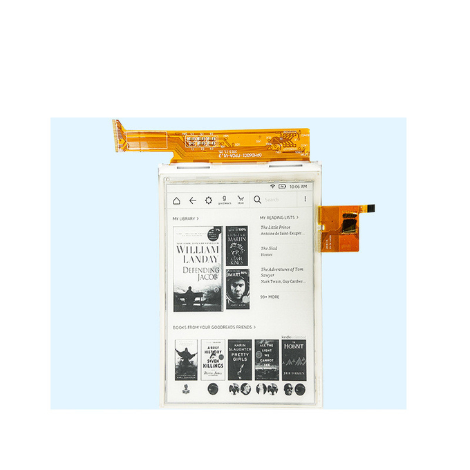 6 inch E-paper نمایش رابط detail