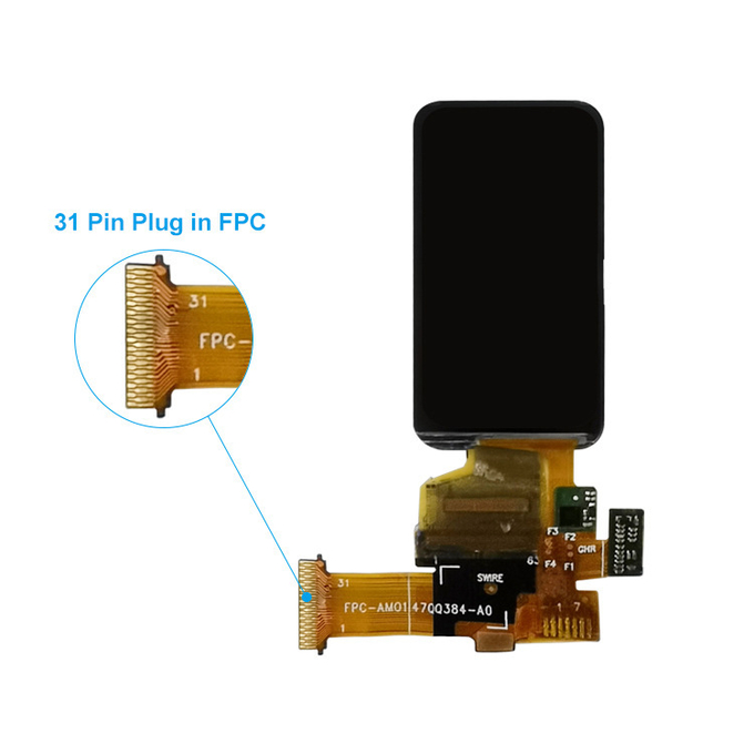 1.47 inch OLED نمایش front view