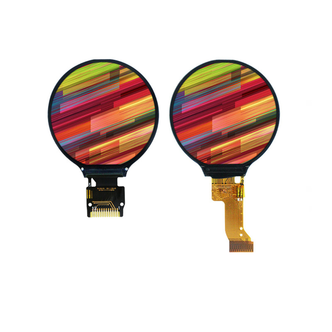 1.28 inch round TFT نمایش front view