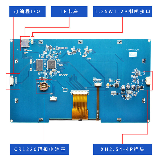 10.1 inch TFT نمایش module with PCB