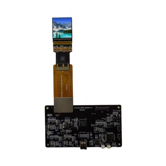 HX135KDP-NM2 micro OLED แสดง close-up