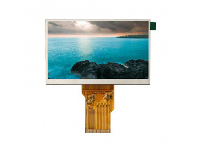 4.3 inch TFT แสดง front view