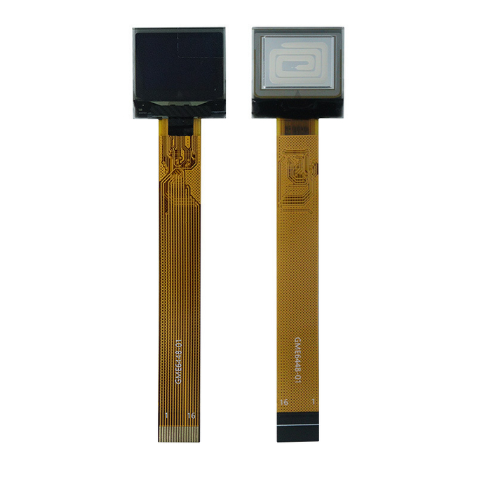 0.66 inch OLED แสดง โมดูล side view